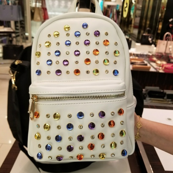 Studio 33 Handbags - STUDIO 33 Rainbow Jewel MINI backpack